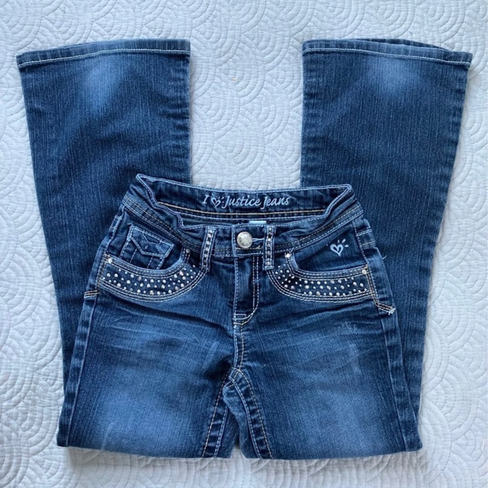 Justice Jeans Girls Bling 8 Reg